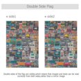 thumbnail image 4 of Yayeee Garden Flag 12" x 18" Double Sided Outdoor Yard Lawn Holiday Decorations, Large Retro Collection Pattern, 4 of 6