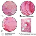 thumbnail image 4 of Designart "Revolution Spiral In Pink Radiance I" Abstract Spirals Picture Framed Canvas Art Print, 4 of 5