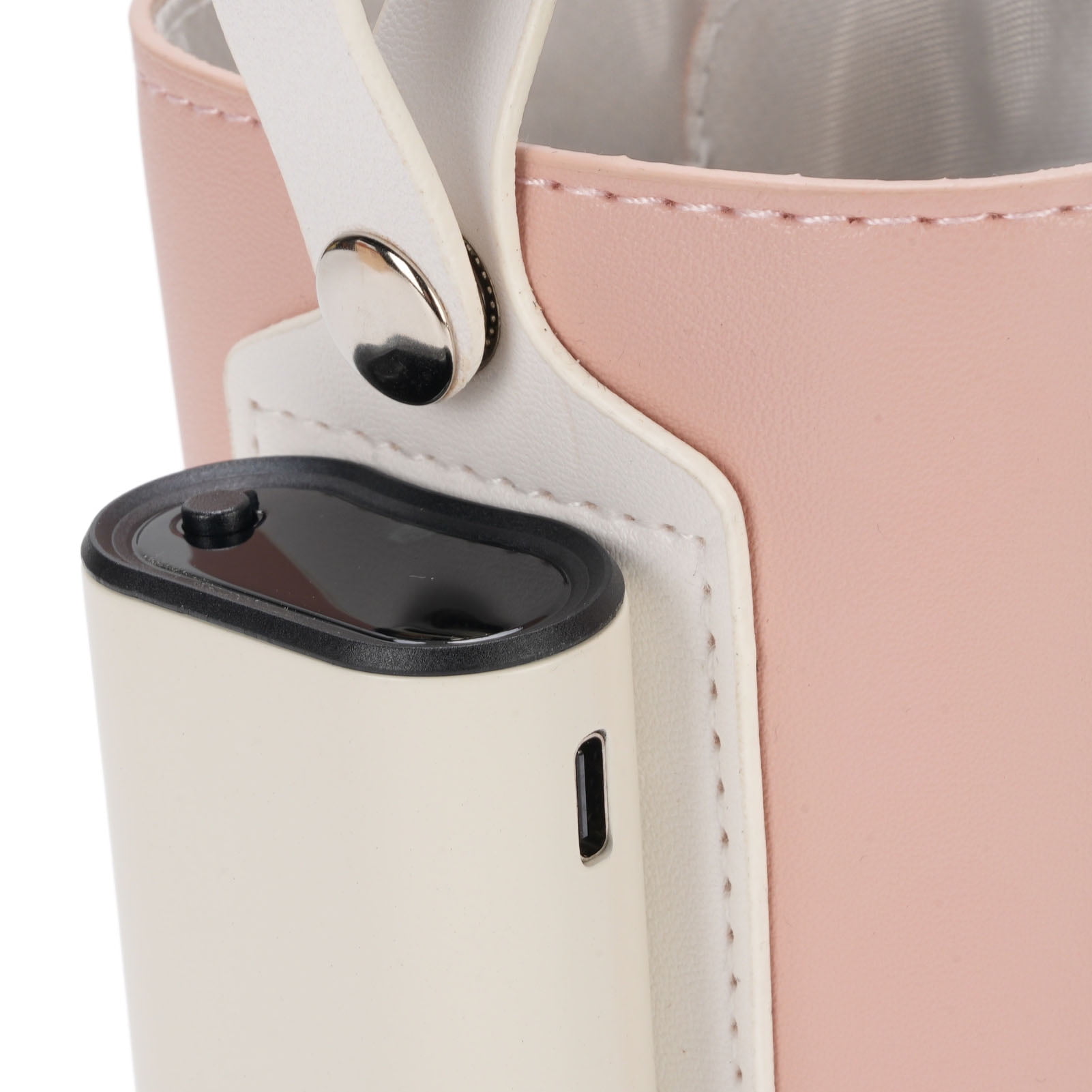 Nieyigj Portable Baby Bottle Warmer with 21 Temperature Settings 5800mAh Battery USB Charging Insulated Cover Fast Milk Warmer for Travel and Outdoors Pink