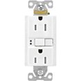 thumbnail image 1 of 15 Amp White  Self Test Tamper Resistant GFI Receptacle with Plate, 1 of 3