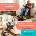 thumbnail image 4 of Cubii JR1, Compact Seated Elliptical Trainer, 8 Adjustable Magnetic Resistance Levels, Purple, 4 of 18