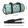 thumbnail image 2 of Easygdp World Travel1 Bolsa de Viaje, Bolsa de Mano, Bolsa de Gimnasio, Bolsa de Equipaje para Viaje, 2 of 6