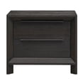 thumbnail image 1 of Modus Chloe 2 Tiroir en Bois Massif Table de Chevet en Basalte Gris, 1 of 6