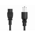 thumbnail image 3 of Cable Leader 6Ft 3-Prong Notebook Power Cord Nema 5-15P To C5 18Awg Svt 10A 125V, 3 of 6