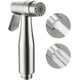 thumbnail image 1 of Stainless steel manual bidet sprayer, bidet sprayer only, water toilet cleaning accessories, 1 of 5
