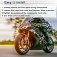 thumbnail image 7 of 13.5mm Motorcycle Slider Frame Aluminum Alloy Wheel Fairing Protection Crash Pad Protector Guard 53mm 48mm Screws Hex Key Blue 1 Set, 7 of 7