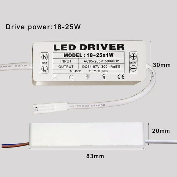 Unité d'Alimentation de Conducteur à DEL CA85-265V Éclairage Transformers Lumières d'Alimentation à DEL