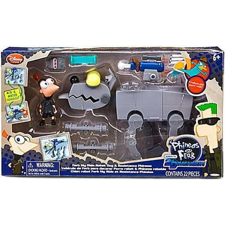 Disney Across the 2nd Dimension Ferb My Ride Robot Dog