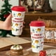 thumbnail image 5 of Xihbxyly Taza de Papá Noel, Taza de Café de Cerámica Portátil con Tapa, Decoración Navideña, Tamaño Compacto para Bebidas Frías y Calientes, Regalo Ideal para Familiares y Amigos, 9,5 X 9,5 X 18 Cm, 5 of 6