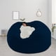 thumbnail image 5 of Funda para silla | Funda para sofá | Protector de muebles circular grande de terciopelo para sala de estar, dormitorio y oficina | Tejido elástico con cierre de cremallera | 180 cm x 90 cm, 5 of 6