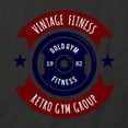 thumbnail image 2 of Vintage Fitness T-Shirt | Motivational Workout Black Tee Gift, 2 of 5