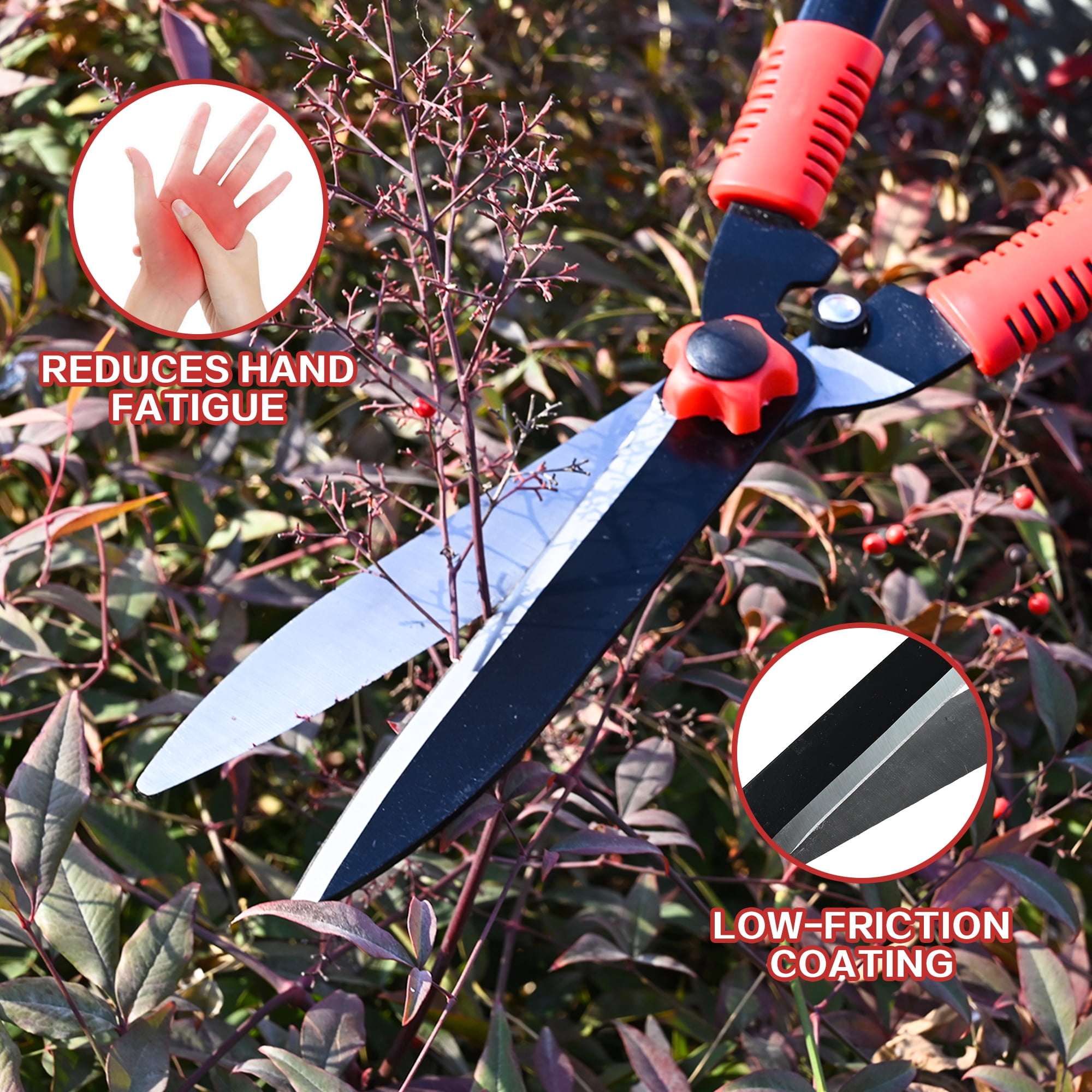 3PCS Loppers Shears  Pruners Set, Heavy Duty Tree & Shrub Care Kit for Yard, Lawn & Garden, Professional Branch Cutter Tree Trimmer for Indoor & Outdoor Gardening
