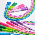 thumbnail image 5 of 1 Pack Soft Beaded Jump Rope,Adjustable Tangle - Free Segmented Fitness Skipping Rope for Men, Women and Kids Keeping Fit,Training, Workout and Weight Loss - 9 Feet, 5 of 5