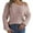 Z-Pink461, variant on Women's Sweater Solid Color Slash Neck Fashion Metal Buckle Strap Cold Shoulder Long Sleeve Knit Pullover Female Trendy Tops
