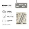 thumbnail image 2 of Regency Heights King Size Cotton Flannel Sheet Set, 4-Piece Flannel Bed Sheets King, 100% Cotton Bed Sheets Set with Deep Pocket, Gray/Taupe Nordic, 2 of 6
