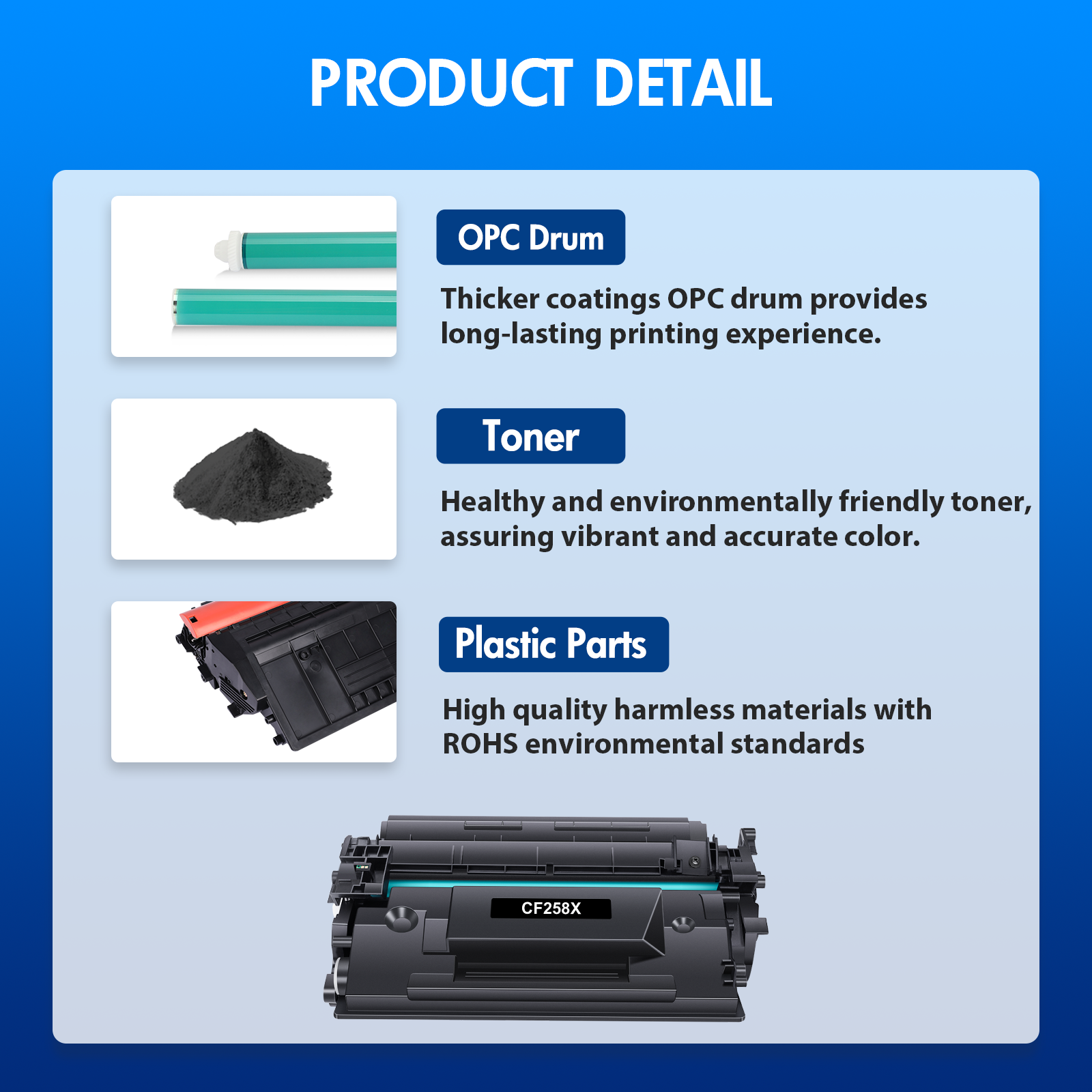 VIPink 58X Toner Cartridge 2-Pack for HP LaserJet photo 3
