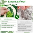 thumbnail image 3 of Green Leaf Mat Anti- Palm Shaped Bathroom Mat Monstera Cute Bath Mat Super Absorbent Bath Mat Bathroom Rug,B, 3 of 7