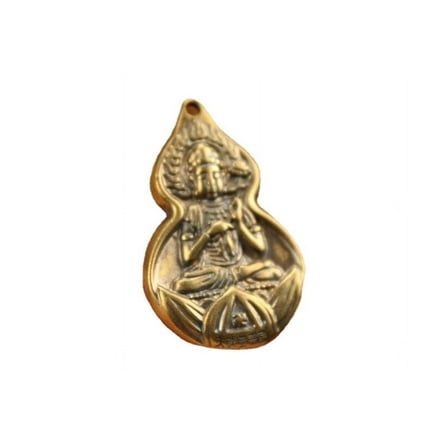 Brass feng shui Pendant Kwan-yin Necklace amulet 3.7 cm China Brass Pendant