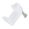 thumbnail image 3 of 200pcs Flat Cable Clip Nail Coaxial Tacks Wire Clips 10mm White, 3 of 3