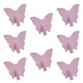 thumbnail image 4 of 8 ganchos de pared con forma de mariposa, para toallas, cuadros decorativos, perchero para oficina, dormitorio, llaves, mochilas y bolsos. Rosa, 4 of 9