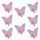 thumbnail image 4 of 8 ganchos de pared con forma de mariposa, para toallas, cuadros decorativos, perchero para oficina, dormitorio, llaves, mochilas y bolsos. Rosa, 4 of 9