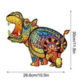 thumbnail image 3 of PVCS Wooden Puzzle Unique Shape Pieces Animal Gift For Adults And Kids 200 Pieces, 3 of 9