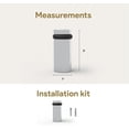 thumbnail image 2 of Mega Handles | Round Floor Door Stopper 3 inches | Polished Chrome, 2 of 4