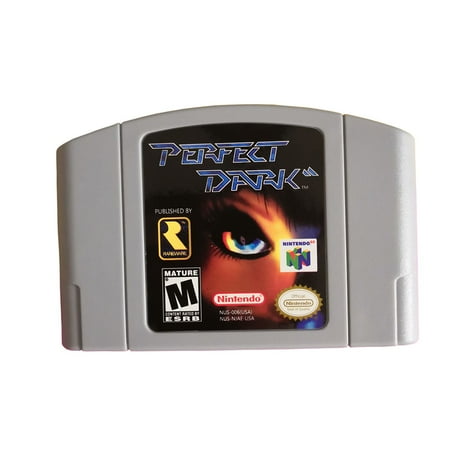 Perfect Dark Video Games Cartridge Card for N 64 Us Version