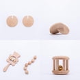 thumbnail image 4 of Wooden Rattles Baby Toys Grasping Toys Wood Ring Montessori Toys Set 8pcs, 4 of 7