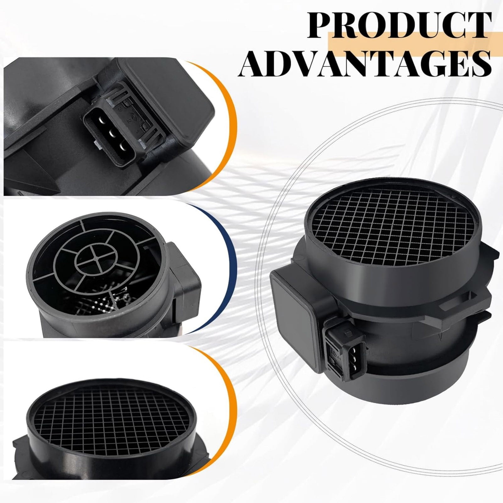 GUYUTING High Quality MAF Sensor for Hyundai Santa Fe 2001-2006 V6 2.7L Kia Magentis 2001-2001 V6 2.5L Air Intake Monitor