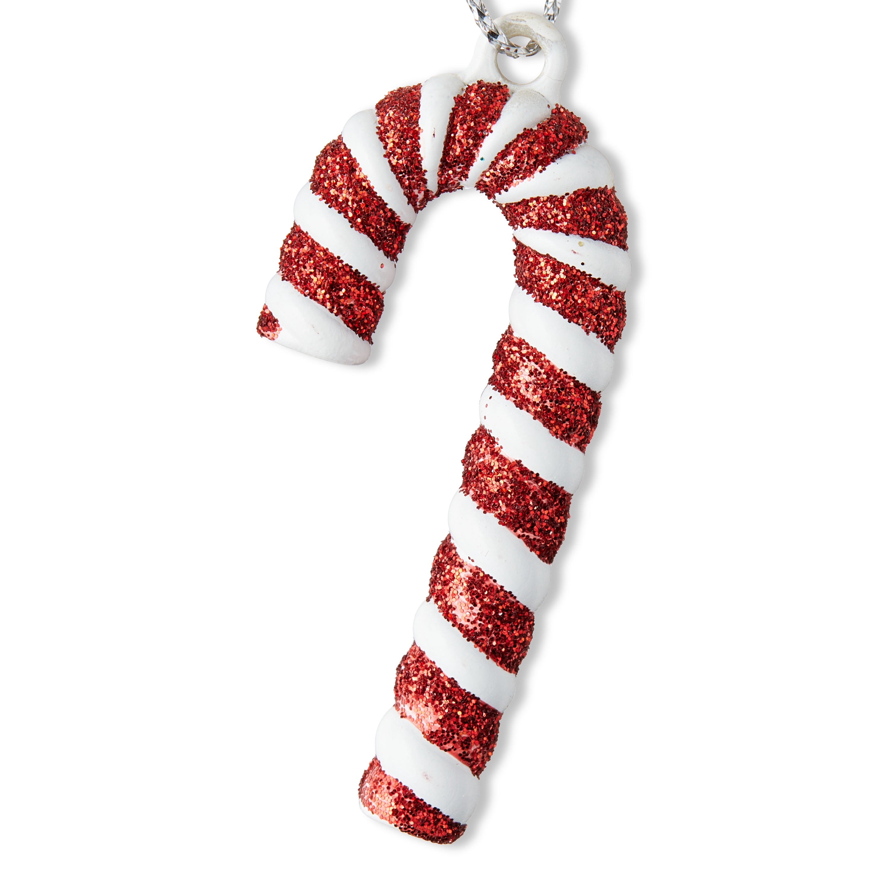 Red and White Mini Candy Christmas Ornaments, 6 Count, by Holiday Time