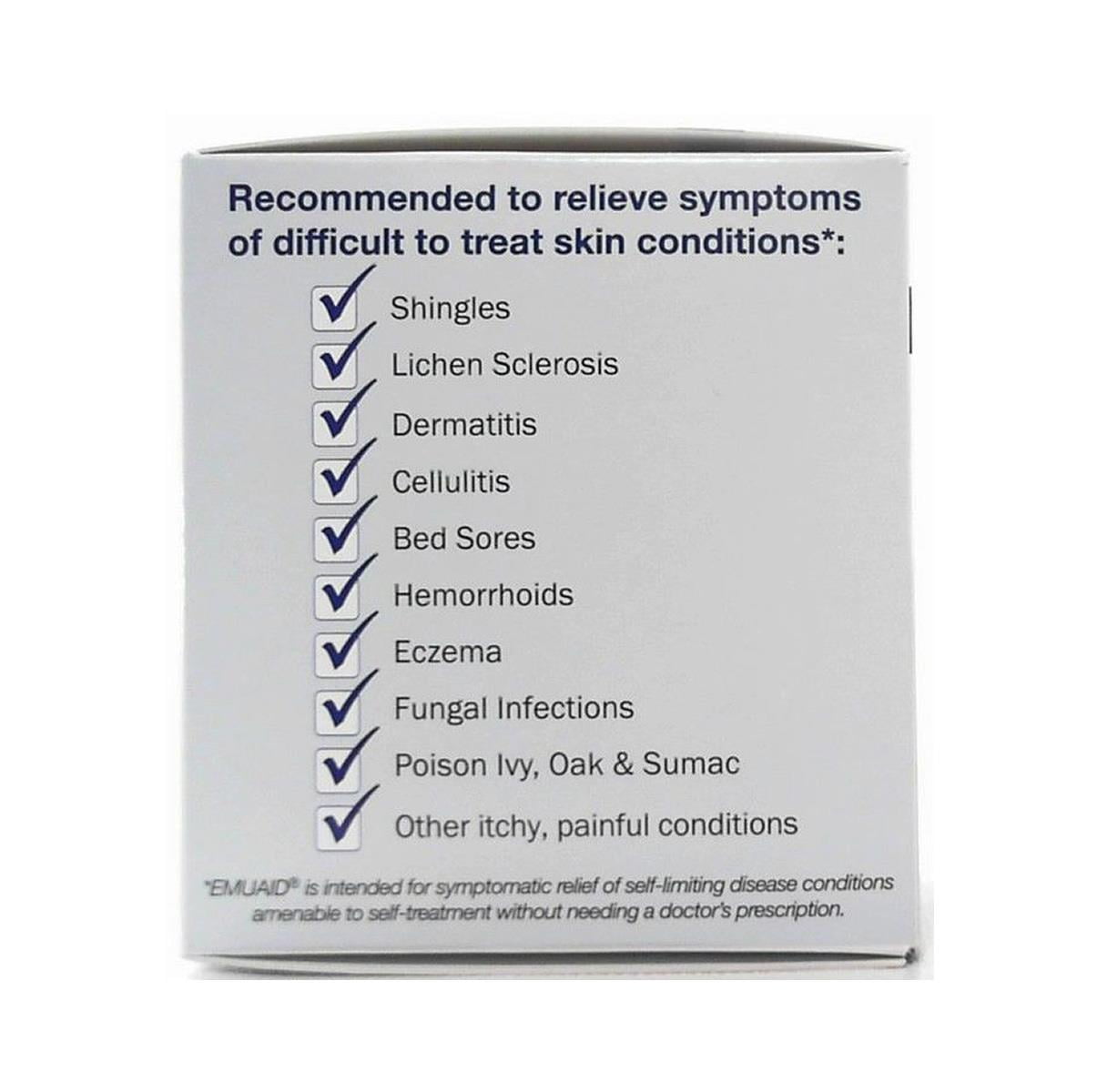 Emuaid First Aid Ointment Regular Strength Cream, for Skin Relief, 2 oz