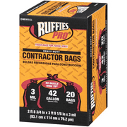 Ruffies Pro 42 Gallon Wing Tie 20 count