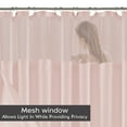 thumbnail image 5 of Dainty Home Complete Waterproof Shower Curtain with Detachable Liner in Pink, 5 of 11