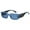 Blue Frame, variant on Fashion Thick Frame Square Sunglasses Retro Mens Women Hip Hop Shade Glasses