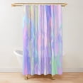 thumbnail image 2 of Iridescent Dreams Shower Curtain Ombre Abstract Bathroom Curtain Watercolor Girly Boho Shower Curtains Polyester, 2 of 6