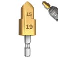 thumbnail image 1 of Brocas para escariar tuberías de alta resistencia, escariador de tuberías de PVC, escariador de tuberías de plomería, broca escariadora, herramienta de chaflán, recorte de forma de orificios, escariad, 1 of 7