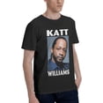 thumbnail image 2 of Katt and Williams Men's Fashion 3D Print T-Shirts Funny Graphics Pattern Crewneck Short Sleeveblack, 2 of 7