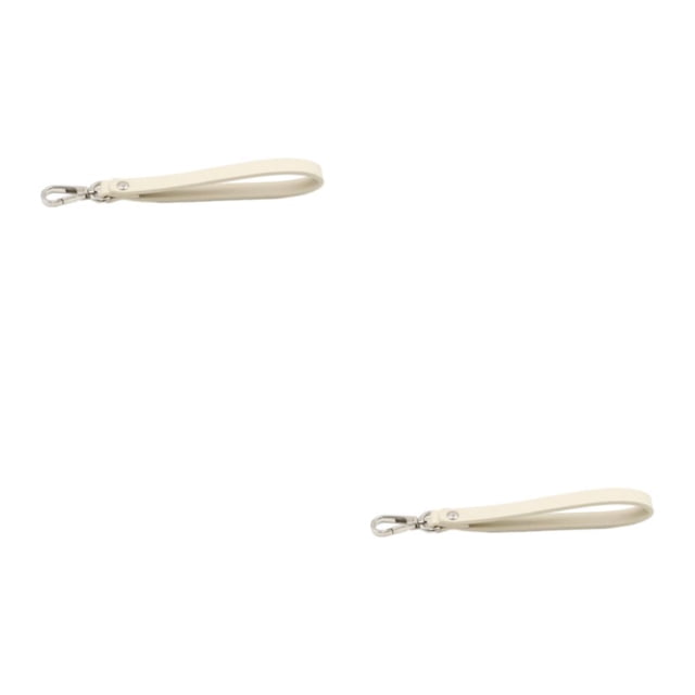 kurtrusly Bag Strap Made Top-grade Ensuring Durability And Style PU Wrist Bag Strap Purse Bag Belt Easy To Connect Simple Beige 2Set