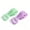 2pcs-mixeda, variant on Silicone Back Scrubber Belt, Double Sided Shower Body Brush | Extended Strap With Gripping Handles, Dual Textured Surfaces, Quick Rinse Silicone