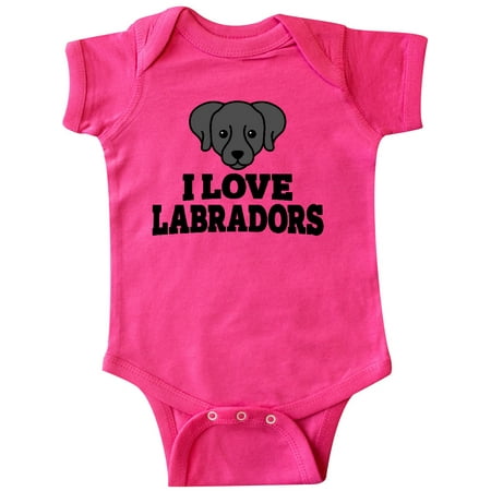 

Inktastic I Love Labradors Gift Baby Boy or Baby Girl Bodysuit