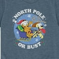 thumbnail image 3 of Garfield - North Pole Or Bust - Toddler And Youth Short Sleeve Graphic T-Shirt, 3 of 5