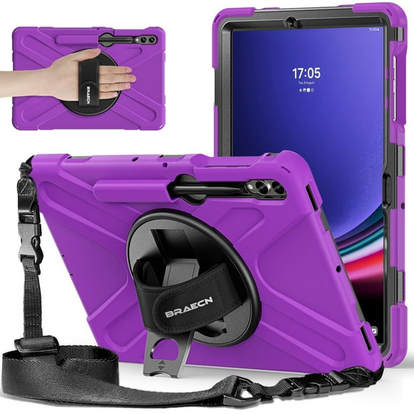 Funda para Tablet BRAECNstock para Samsung Galaxy Tab 12.4" Morado