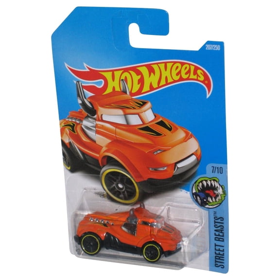 Hot Wheels Street Beasts 7/10 (2015) Orange Steer Clear Toy Car 207/250