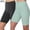 Blue, variant on Tawop 2 Packs High Waisted Bike Shorts for Women Stretchy Comfortable Shorts with Wide Waistband for Gym Casual