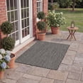 thumbnail image 4 of Safavieh Courtyard Finnian Solid Indoor/Outdoor Area Rug, Black/Beige, 2'7" x 5', 4 of 16