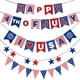 thumbnail image 2 of Independence Day Flag Statue of Liberty Yard Sign, 4th of July Memorial National Party Supplies Decorations Balloons, Foldable Metal Frame Wooden Base, High-Quality Printing, for Outdoor, 2 of 8