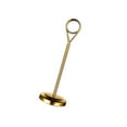 thumbnail image 1 of facefd Stainless Table Number Holder Sign Holder Photo Stand for Hotel Golden 15cm, 1 of 9