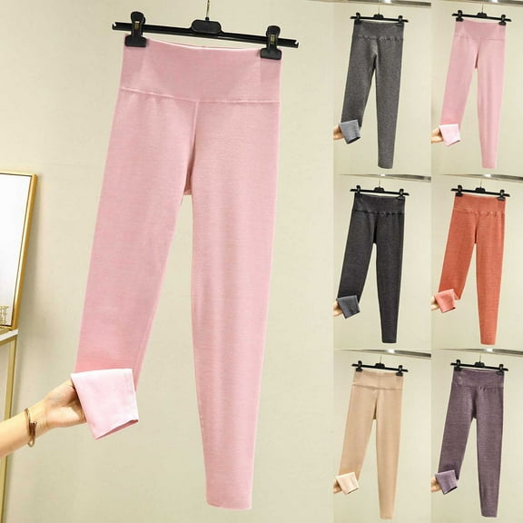 HVOBTTY Women's Classic Cropped Pants, Pajama Pants for Women, Women's Solid Color Slim Fleece Lined Warm Home Sleepwear Cropped Pajama Pants Black, XXL