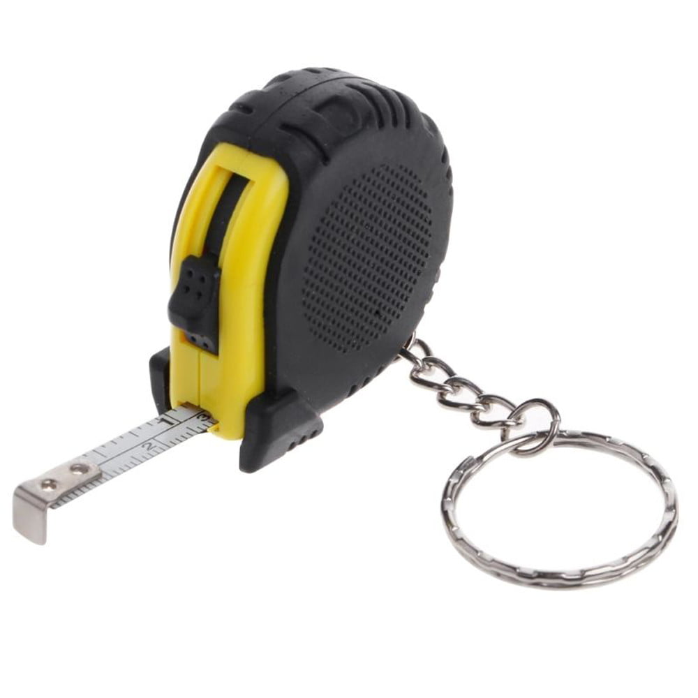 1pcs Easy Retractable Ruler Tape Measure mini Portable Pull Ruler Keychain CYA